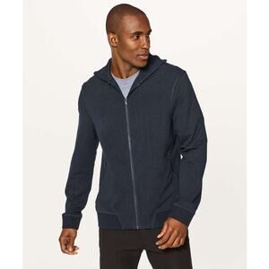 Lululemon Cross Cut Hoodie Heathered Inkwell Size Medium